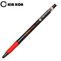 在飛比找博客來優惠-OKK-101黑金剛原子筆0.7針型活性筆紅