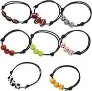 Couple Bracelets Basketball Decor Sports Decor Chic Sports Bracelet Wrist Bracelet Trendy Bracelet Bracelets Sports Bracelet Jewelry Charm Bracelets