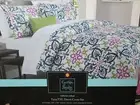 New Cynthia Rowley Twin/Twin XL Duvet & Sham Set Teal Purple & Green Medallion