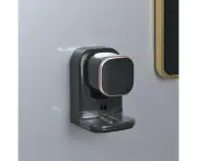 Automatic Sensor Electric Wall Mounted Tooth Paste Squeezer - USB Removable - Black