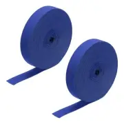 2pcs Elastic Bands for Sewing 1 Inch 20 Yards Blue Knit Elastic Spool