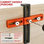 Cabinet Hardware Jig Aluminum Alloy Cabinet Handle Drill Guide Precise Drawer