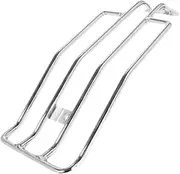 MagiDeal Cargo Rack Luggage Holder Accessories Simple Installation Metal Motorcycle Luggage Carrier Rack for Travel, Silver