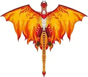 Dragon Kite for Adults, Kites for Kids Ages 4-8 8-12 Easy to Fly, Kids Kite for Boy Girls, Kite for Beginners, Large Kite for Beach Trip Park Family Outdoor Games and Activities