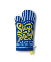 'Stay Focused' Over Mitt Blue - Tabitha Brown