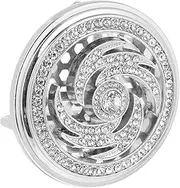 [Holibanna] 1pc Belt Buckle No Buckle Belt Diamond Man Electrician Tools Dresser Knobs Rings Groove Mechanic Accessories Knobs for Dresser Drawers Men Ratchet Adjustable Alloy Silver