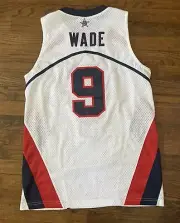 Rare Vintage Nike 2006 FIBA USA Basketball Dwyane Wade Basketball Jersey