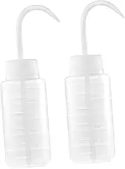 ULTECHNOVO Hair Dye Container 2pcs 250ml Squeeze Bottles for Shampoo Lotion Easy Squeeze Design