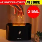 Aroma Essential Oil Diffuser Air Purifier Flame Ultrasonic Mist Maker Humidifier