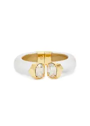 Alexis Bittar Bonbon Lucite and 14kt Gold-plated Bracelet - Silver ONE SIZE