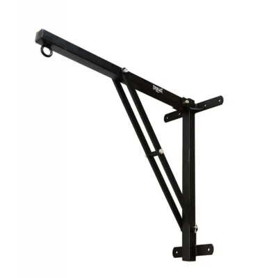 Everlast Foldable Heavy Punching Bag Wall Hanger Black Boxing Fitness Training
