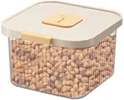Pet Food Storage Containers, Bucket Food Storage Container for Pets, Pet Food Organiser with Large Capacity for Detergent (yellow)