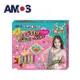韓國AMOS 6色項鍊手鍊串珠DIY玻璃彩繪組