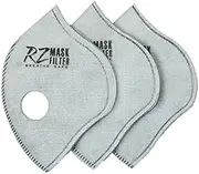 RZMask F3 Replacement Filters for M2 and M2.5 Medium Dust Face Mask Pack of 3