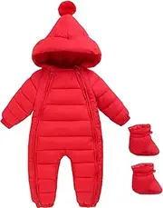 Ohrwurm Baby Adorable Snow Wear Hoodie Jumpsuit Winter Double Zip Up Snowsuit