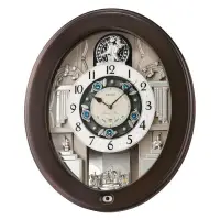 在飛比找蝦皮購物優惠-《精準鐘錶》日本 精工SEIKO 木質外殼 水晶旋轉擺飾 光