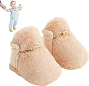 [GENERIC] Plush Baby Booties | Soft Cotton Baby Booties - Cotton Soft Boots Boys Cotton Baby Warm Baby Shoes Baby Girl Booties Cart-au