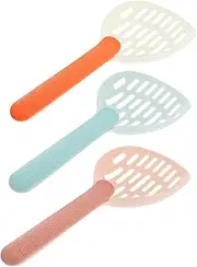 Sosoport 3pcs Cat Litter Shovel Cat Litter Tray with Hood Pet Cat Litter Pellets Cat Grass Planter Cat Litter Mat Cat Litter Scoop - Cat Litter Scoops Scooper Litter Catnip Abs