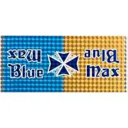 BlueMax Blue & Gold prism Decal set - old school bmx
