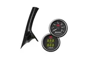 Pillar Pod w/ Black Diesel Boost & Dual Volts Gauge Navara D40 & Pathfinder R51
