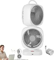 Small Bedside Fan | Small Table Fan | 5 Speed Settings, Home Tower Fan with 350 Degrees Oscillation for Small Room, Bedside