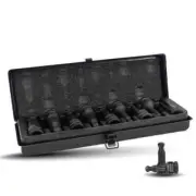 AuzGrip 9pc 1/2" Impact Ball-End Hex Bit Socket Set | 6–19mm | Cr-Mo Steel