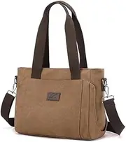 [HAMKVBPR] Laptop Bag for Women Ladies Business Document Bag Shoulder Briefcase Canvas Handbag Ladies Briefcase Bag