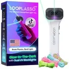 NANO Glow-in-the-Dark String Shooter Toy with Built-in UV Blacklight, Interac...