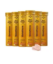 SETU Pack Of 6 Skin Renew Glutathione 90 Effervescent Tablet For Glowing Skin