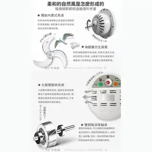 中央牌 14吋DC節能內旋式遙控循環立扇 KDS-142SR-B(黑) / KDS-142SR-W(白)