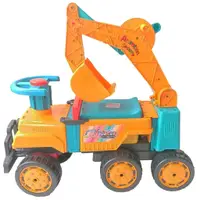 在飛比找蝦皮商城精選優惠-兒童騎乘玩具 挖土機(072怪手) 台灣製 學步車【小胡玩具