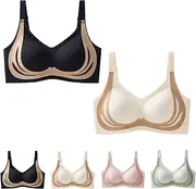Libiyi Wireless Push-Up Bra,Super Gather Bra, Lifting Anti-Sagging Bra,Posture Correcting Bras