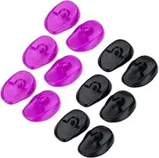 MERRYHAPY 6 Pairs Reusable Hair Dyeing Earmuffs Silicone Ear Covers for Hair Coloring and Comfortable Ear Protection for Hairdressing and Salon Use