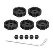 M1 26T 27T 28T 29T 30T 5mm Pinion Motor Gear with 5 Pcs Screws & Hex Spanner