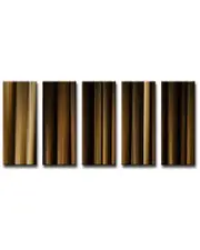 Ready2HangArt Blur Stripes VII 5pc Wrapped Canvas Wall Art by Tristan Scott