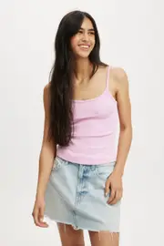 [Cotton On Women] Cotton On Women - Byron Scoop Cami - Pink L PINK