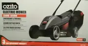 Ozito 1200W Ecomow Electric Lawn Mower Lawnmower + Grass Catcher +3YR Warranty