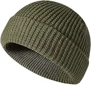 [AUZAACH] Cycling Reflective Knit Caps Winter Warm Skullcaps Reflective Beanie Hat Winter Cycling Sports Hat for Hiking Outdoor Reflective