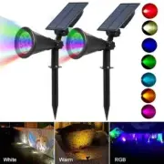 Solar Powered Lamps Adjustable Solar In-Ground Waterproof Landscape Wall Lights