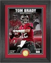 Tom Brady Tampa Bay Buccaneers NFL Signature Coin Photo Mint