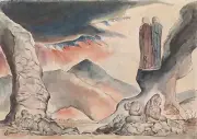 William Blake : The Pit of Disease: The Falsifiers : Archival Quality Art Print