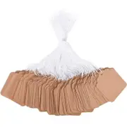 1000PCS Gift Tags with String Attached, 1.8 x 1.4 inch Kraft Paper Hang Tags