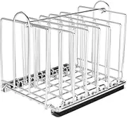 EVERIE Weighted Sous Vide Rack Divider, Improved Vertical Mount Stops Wobbling, 7 Stainless Steel Dividers
