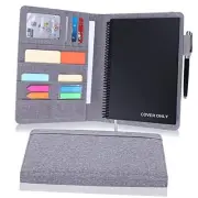 Executive Size Notebook Cover for Rocketbook 8.8"x6" Small Size - Bifold Gray