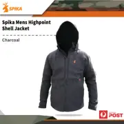 Spika Mens Highpoint Shell Charcoal Dwr Hunting Jacket #hcj-hph-1a