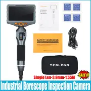 TESLONG TD500 Endoscope Inspection Camera 3.9MM Lens with Articulating Borescope
