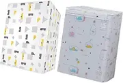[RORPOIR] 2pcs Washing Machine Dust Cover Front Load Washer Dryer Top Washer Holder Dryer Washer and Dryer Drying Vacuum Sink Washing Machine Door Prop Fridge Washer Dust Peva