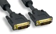 DVI Digital Dual link (24+1pin) 24AWG Cable Male to Male w/Ferrites