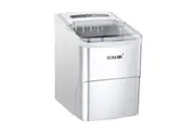 MAXKON Ice Maker Ice Cube Machine 12KG Ice Capacity Silver