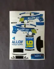 2024 Custom Josh Williams #16 Alloy 1/64 Peel & Stick Decals
